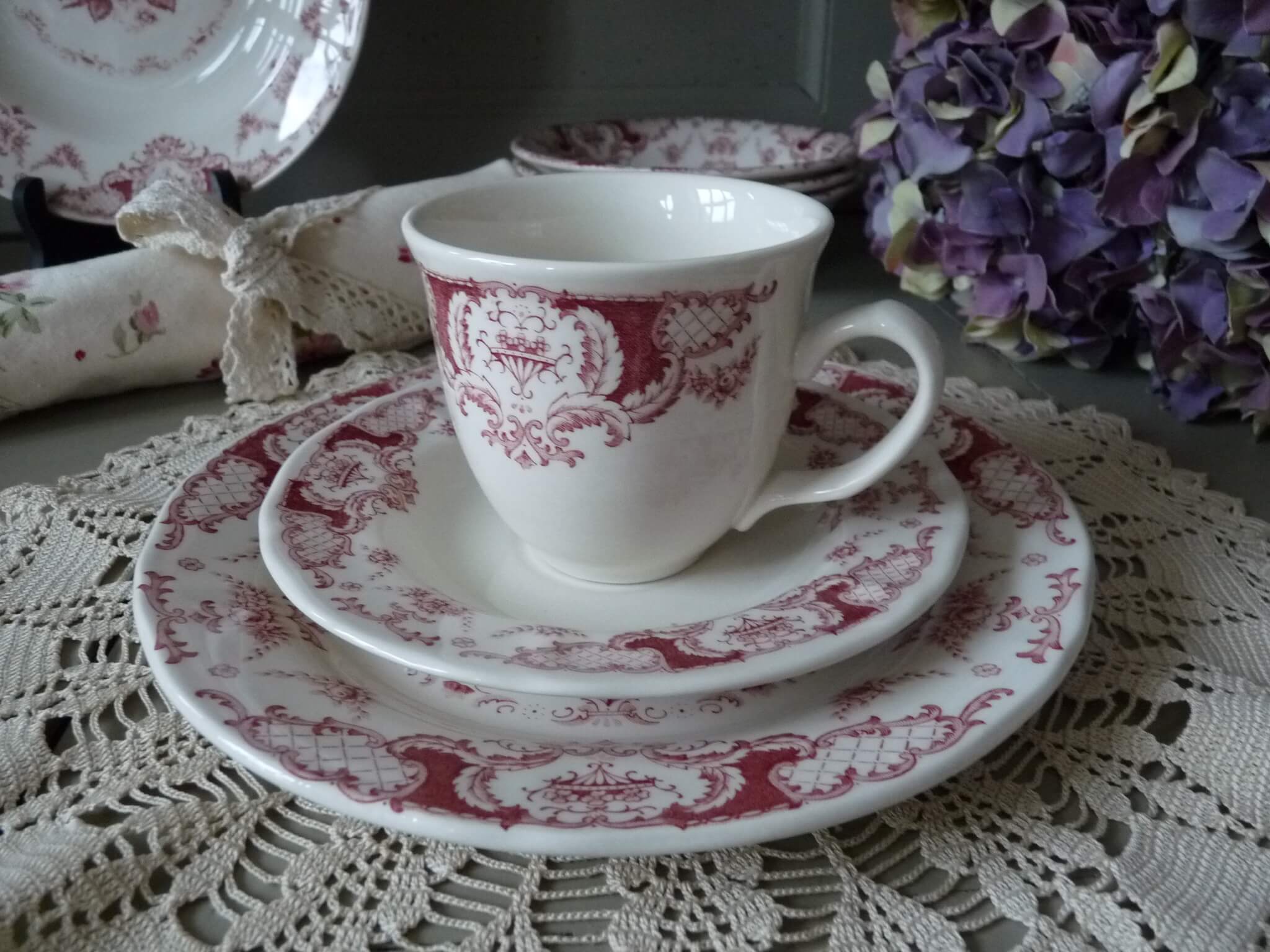 La tasse à thé anglaise – l'art de porcelaine