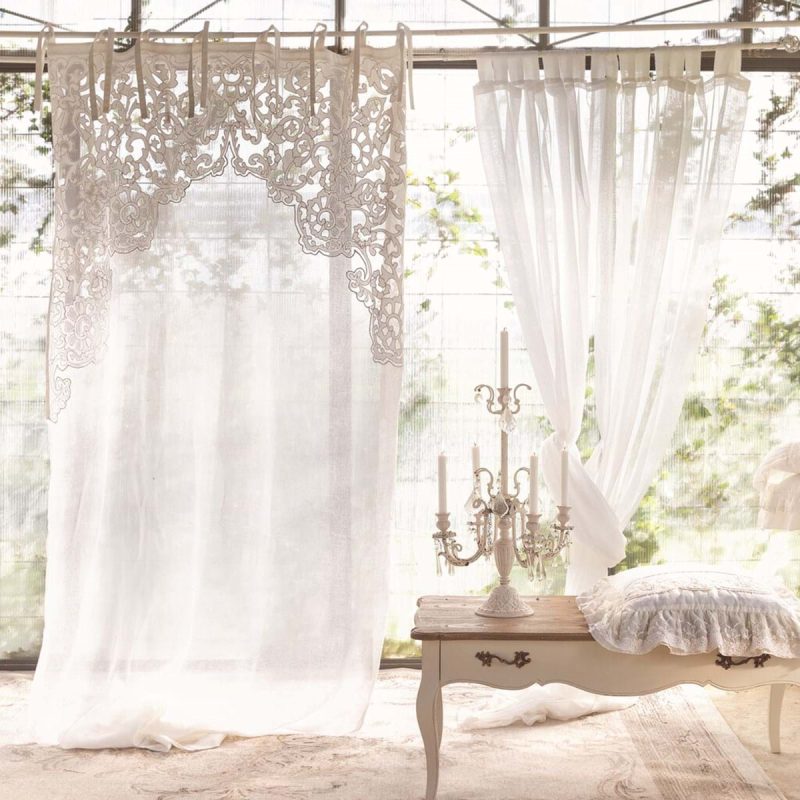 voilage shabby chic