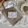 Savon + gant coton Blanc Mariclo