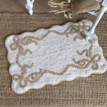 Tapis salle de bain Blanc Mariclo 50x80cm